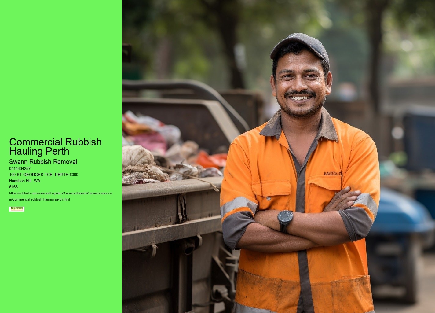 Commercial Rubbish Hauling Perth