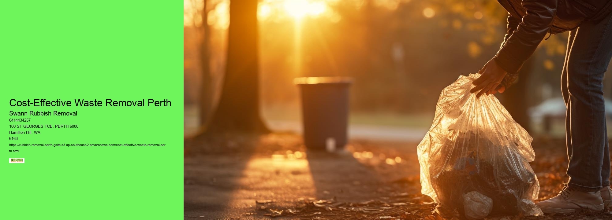 Cost-Effective Waste Removal Perth