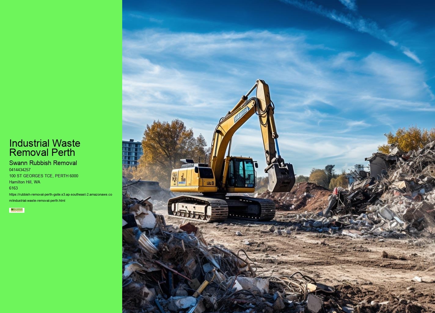 Industrial Waste Removal Perth