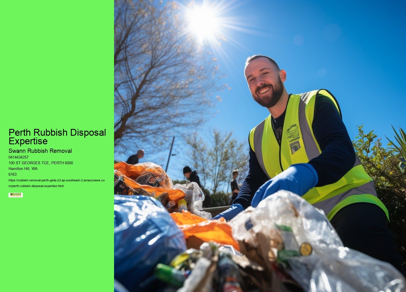 Perth Rubbish Disposal Expertise