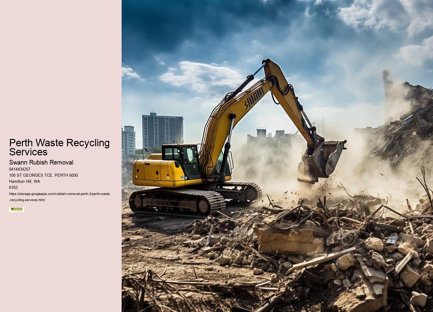 Specialised Rubbish Removal Perth