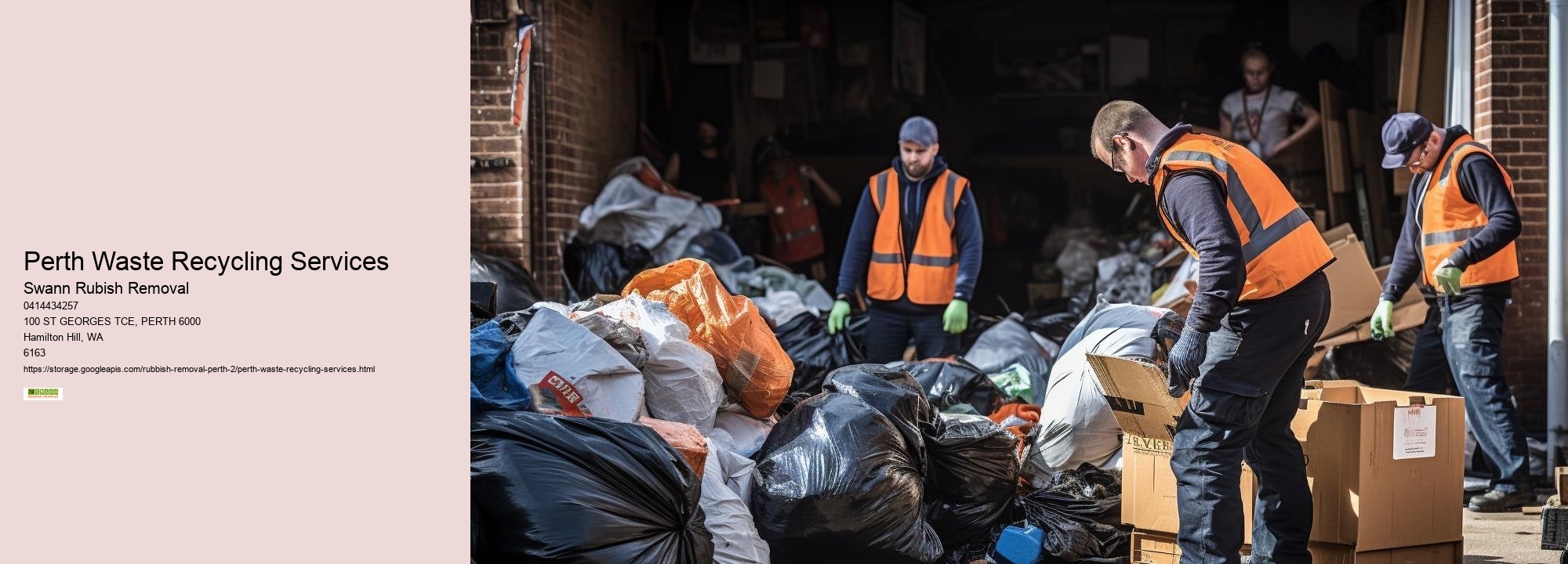 Customised Waste Collection Perth