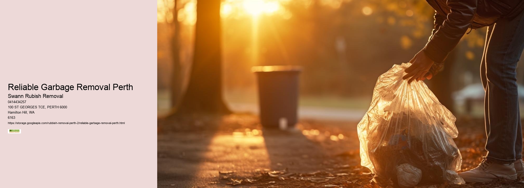 Residential Garbage Services Perth