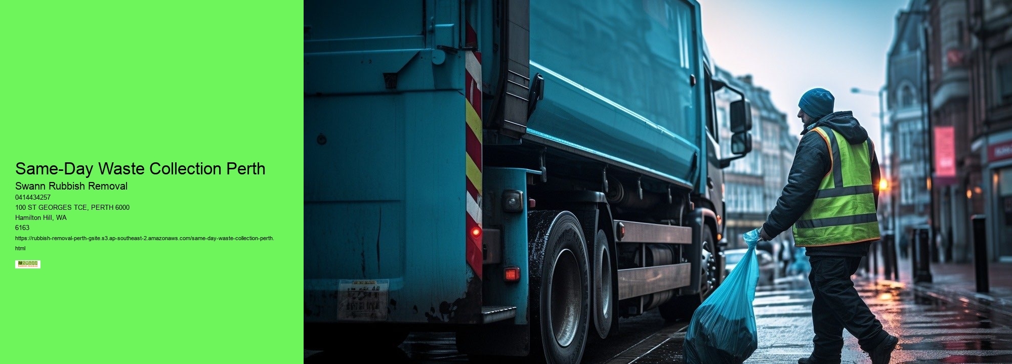 Same-Day Waste Collection Perth
